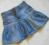 St.Bernard*ślczna mini spódniczka jeans 146cm