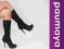 SEXY KOZAKI KOZACZKI NA SZPILCE ROZ.41 01338