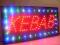 KEBAB GYROS BANER REKLAMA LED NEON SZYLD