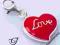 CHARMS SREBRNY SERDUSZKO LOVE NA WALENTYNKI