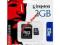 Karta pamieci KINGSTON 2GB microSD TF 2 GB CLASS 4