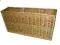 Kosz ladowy z białej wikliny. 66x17x33