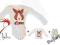 BODY BLUZA SPODENKI CZAPKA 86 Rock RABBIT 12-18 m.