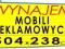 MOBIL REKLAMOWY -mobilna reklama -wynajem- KRAKÓW