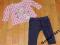 NEXT F&F_____BLUZECZKA+LEGGINSY J.NOWY 3-6M