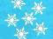 ŚNIEŻYNKI 1 scrapbooking 3,6cm  (0003)
