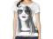 AJ383* T-shirt damski z nadrukiem 38 VERO MODA