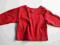 ESPRIT czerwona bluzeczka z ptaszkiem 56 cm!