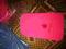 różowy pokrowiec iphone 3 3gs 4 4s z LOGO APLE