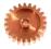 Miedziana zębatka atakująca 23 zęby, moduł 0.8