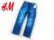 H&M spodnie jeans na gumce r. 122 z danii NOWE