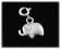 Zawieszka Charm Charms Słoń Słonik - Srebro 925