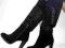 italy sexy ~ black kozaki traperowa podeszwa 40 italy sexy ~ black kozaki traperowa podeszwa 40
