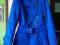 NEW LOOK kobaltowy niebieski płaszcz 6 34 XS nowy!