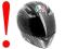 PROMOCJA!!! KASK AGV K3 K-3 EVIL CZARNY S [X47]