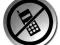 Szyld ZAKAZ UŻYWANIA TELEFONU Blomus Signo 8 CM