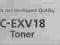 Oryginalny NOWY czarny toner C-EXV18 firmy Canon