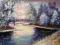 JAKUB ŁĄCKI _ ZIMA NA STARORZECZU _ 70 x 50 BCM