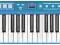 CME U-KEY Blue: Klawiatura sterująca MIDI/USB