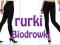 SPODNIE RURKI DOPASOWANE legginsy BIODRÓWKI L/XL