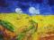Kruki wg. van Gogha IMPRESJA na płótnie 60x90cm