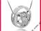 Naszyjnik SWAROVSKI serce -50%WYPRZEDAŻ walentynki