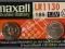 BATERIA MAXELL LR1130 KALKULATOR ZEGAREK 1.5V