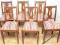 SZEŚĆ ZGRABNYCH KRZESEŁ-  NOWA TAPICERKA