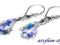 ARSYLION kolczyki Swarovski Crystal AB SREBRO !!!