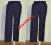 Granatowe Wełniane Spodnie * C&A * r. 30