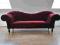 Bordo Czerwony Chesterfield Sofa Kanapa Pikowana