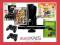 KONSOLA XBOX 360 250GB SLIM KINECT + 22 GRY+2 PADY