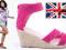 ESPADRYLE ________________ BUTY 1058 PINK ZAMSZ 39