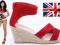 ESPADRYLE ________________ BUTY 1058 RED ZAMSZ 38