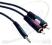 Kabel JACK3,5 stereo/2xRCA(cinch) 1,2m PROLINK CLA