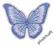 Motyl termo naszywki haft aplikacja przyprasowanka Motyl termo naszywki haft aplikacja przyprasowanka