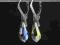 Crystal AB SWAROVSKI Teardrop -  krople 13 mm