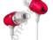 SŁUCHAWKI DOUSZNE TDK VT-18/RED