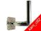 Uchwyt maszt ścienny aluminiowy  SAT 25 cm L AL