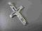 Srebrny krzyżyk z Chrystusem wisiorek md-12