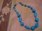 śliczny naszyjnik  z turkusem