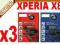 ZESTAW 3x FOLIA POLIWĘGLAN SONY ERICSSON XPERIA X8