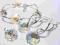 Oliwia Style  - ZESTAW SWAROVSKI STRASSE BLUE AB