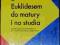 Z Euklidesem do matury i na studia