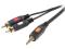 Kabel AUDIO Jack 3,5mm - 2xRCA 1,5m OFC VIVANCO