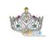 Tiara srebrna 1szt Korona Królowa Balu Urodziny
