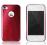 NOEL Metalic Series+2 folie / iPhone 4 /4S/ Red