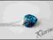 Swarovski Naszyjnik Błękitne Serce Srebro p.925