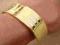 BANGLA STAL SZLACHETNA 316L ZŁOTA  B20