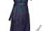 B510*ŚLICZNA GRANATOWA SUKIENKA CIĄŻOWA R.50
